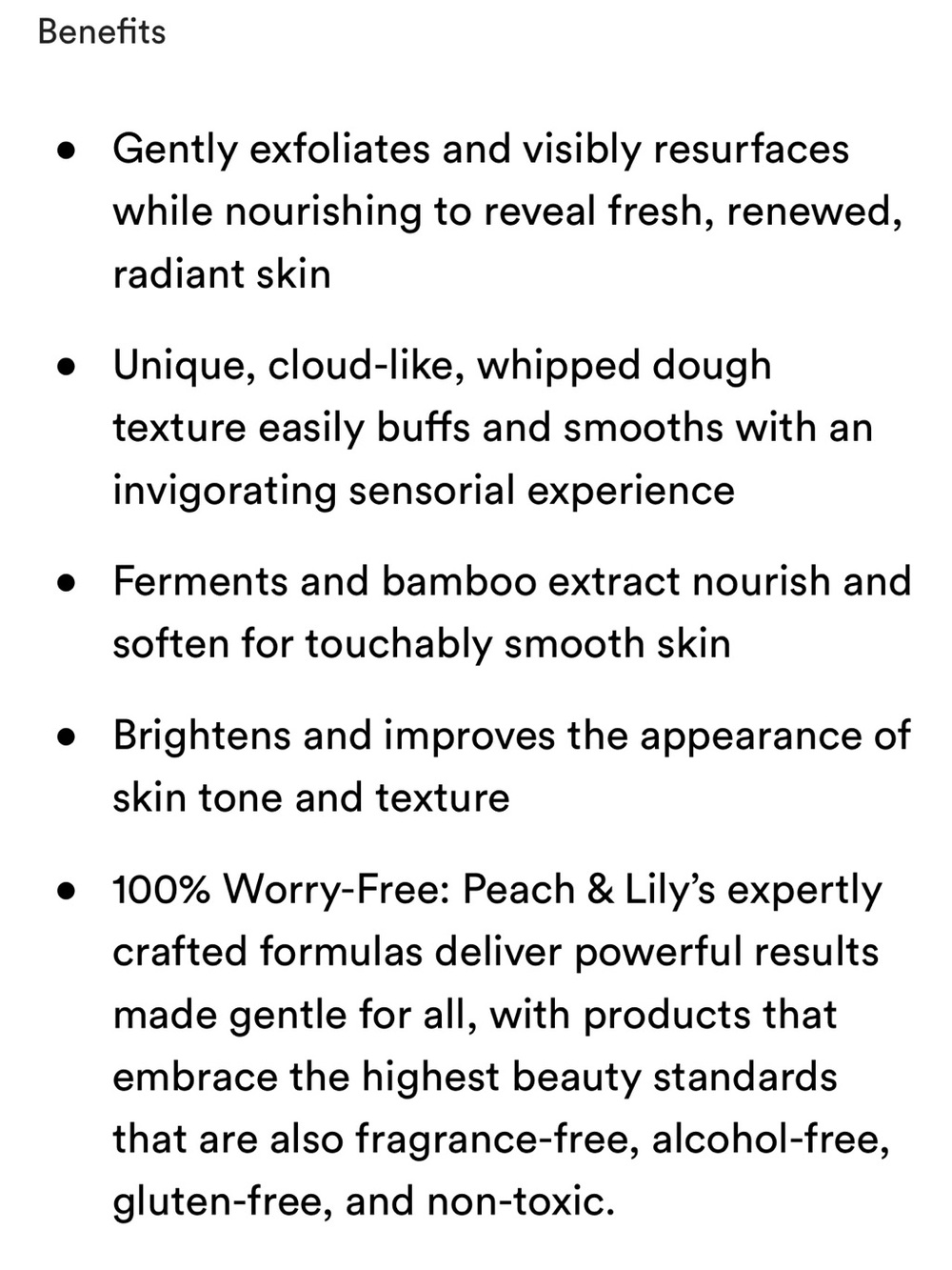 Peach & Lily Rice Dough Facial Scrub - Picture 6 of 8